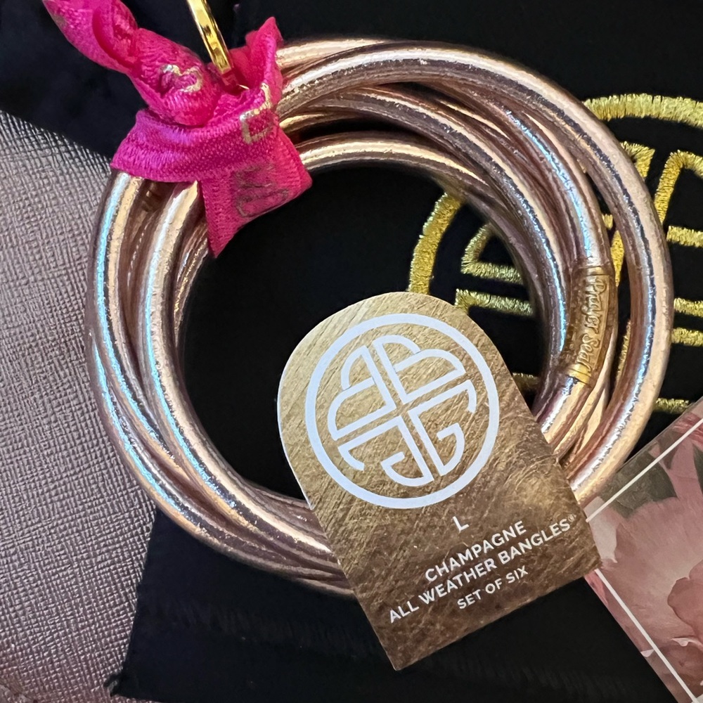 Champagne Budhagirl large all weather bracelets